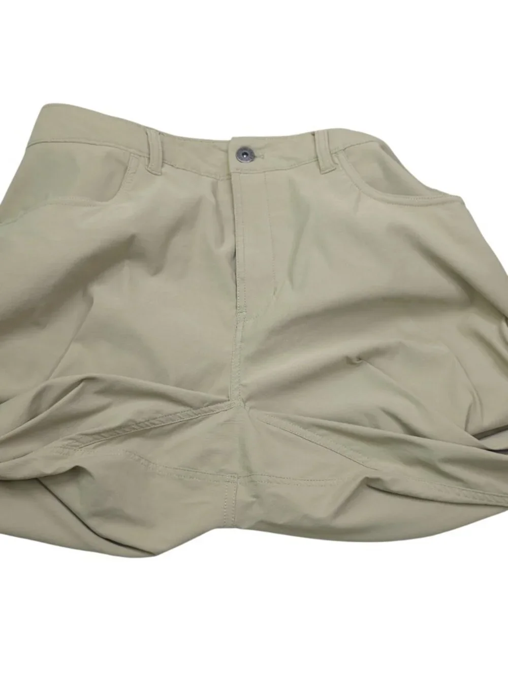 The North Face Sprag Slim Fit Beige Twill Pants With FlashDry Technology Size 38